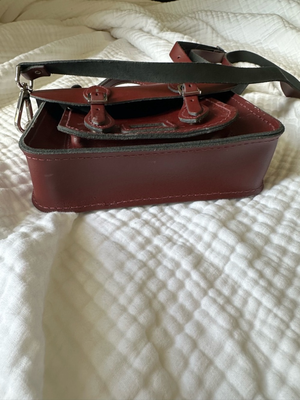 The Cambridge Satchel Company -The Mini in Oxblood - Picture 7 of 14